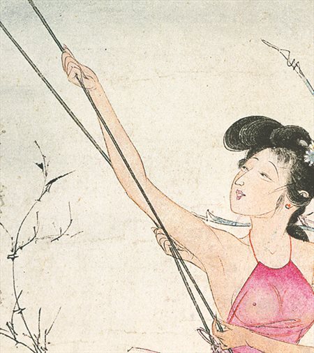 西山-胡也佛的仕女画和最知名的金瓶梅秘戏图